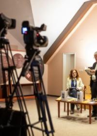 Промоција књиге „Голубови на штриканој завеси“ Слободана Ристовића