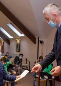 Пријем ђака првака у библиотеку 1