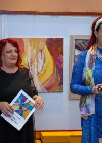 ОТВАРАЊЕ ИЗЛОЖБЕ АУТОРКЕ ВЕСНЕ ПЕТРОВИЋ 